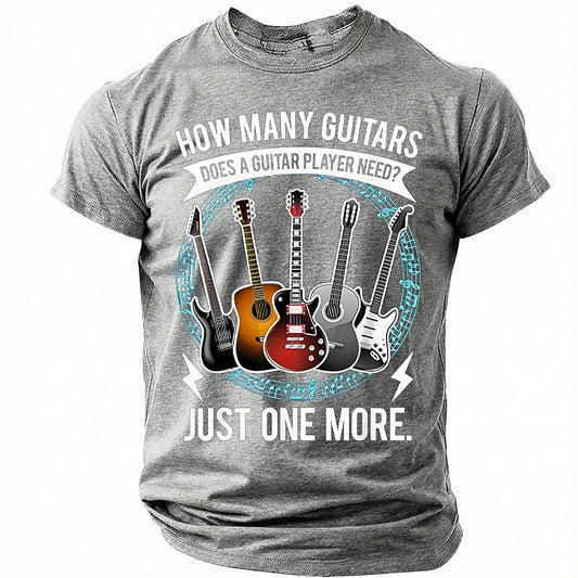 Men's One More Guitar Graphic Tee