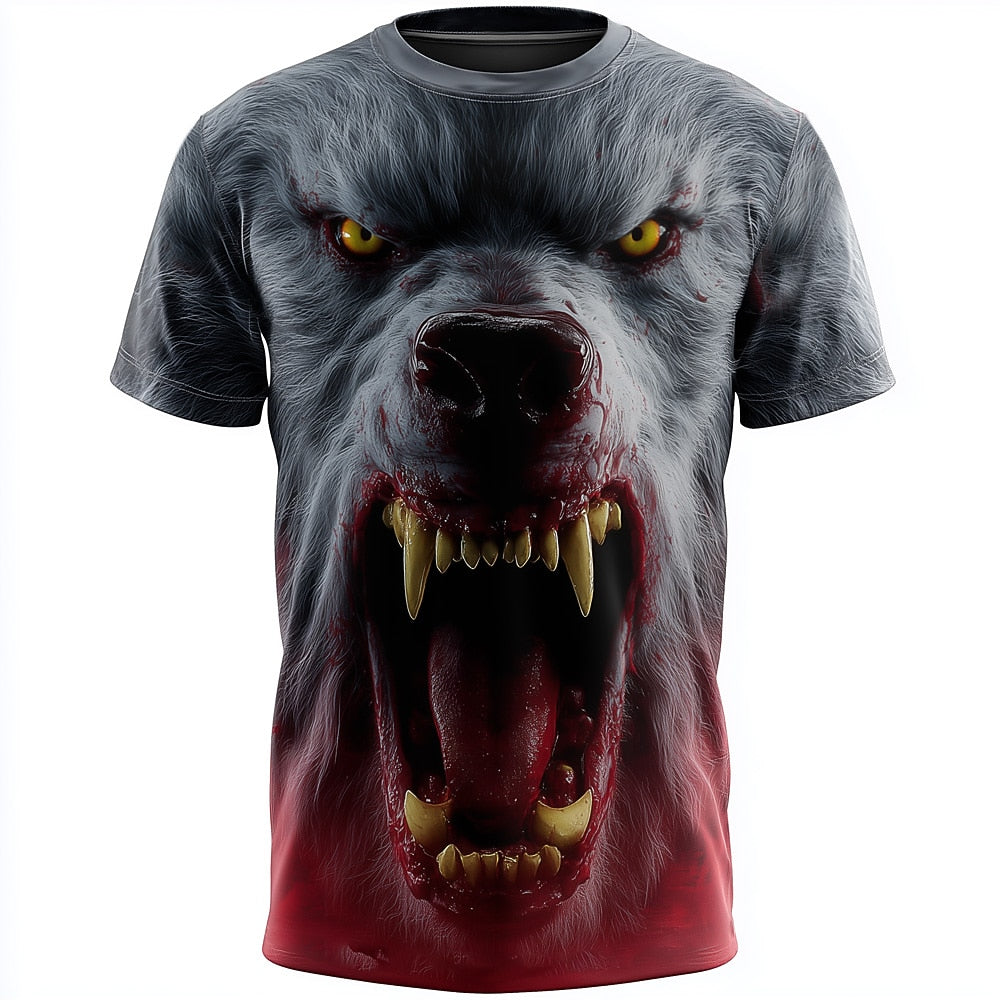 Men's Halloween Infernal Dragon Graphic Tee