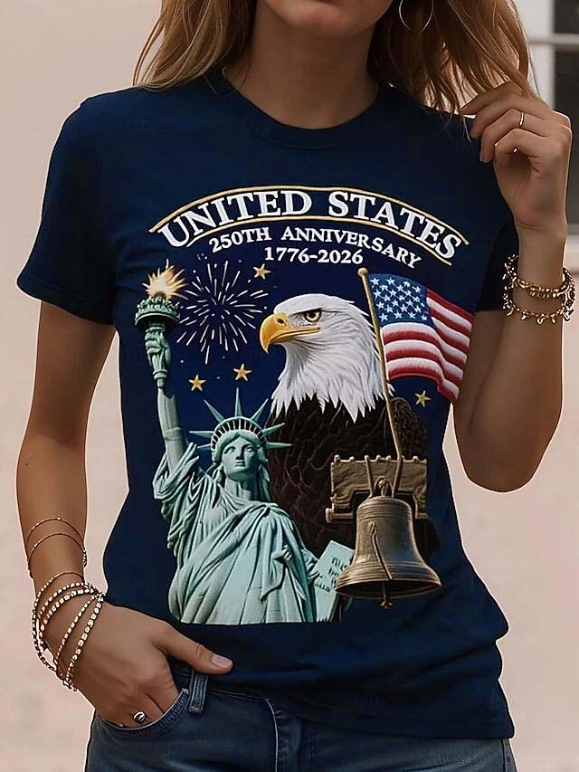 Women's National Flag Classic Tee