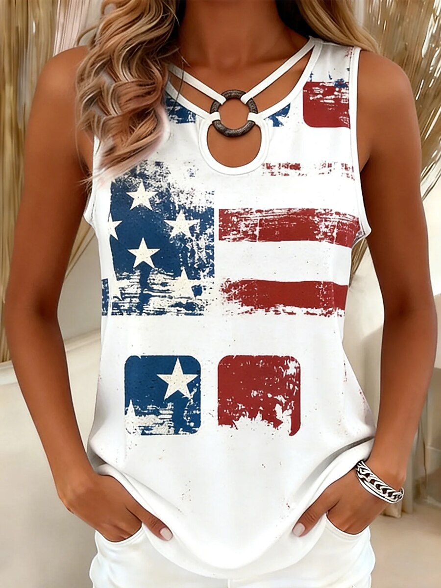 Women's Heritage Flag Eyelet Tank