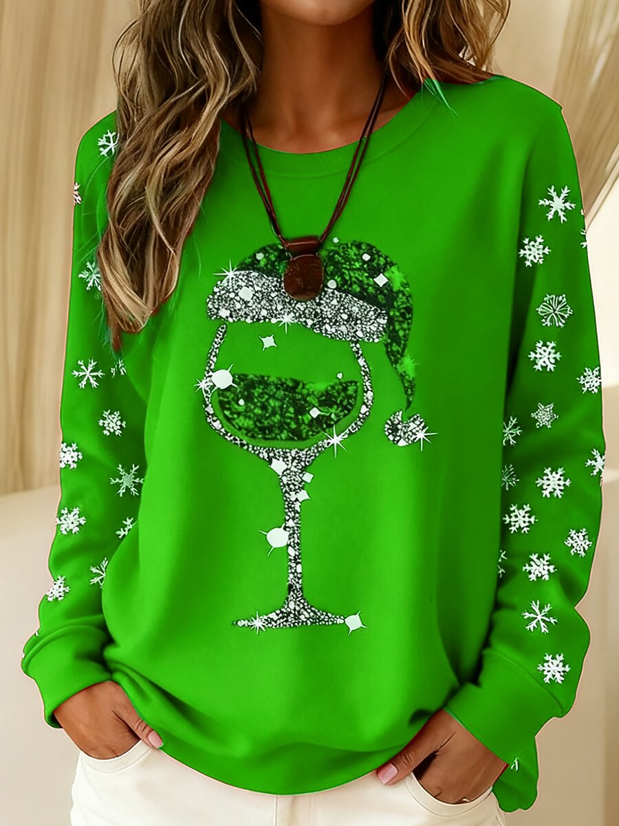 Women's Christmas Graphic Casual Sweatshirt