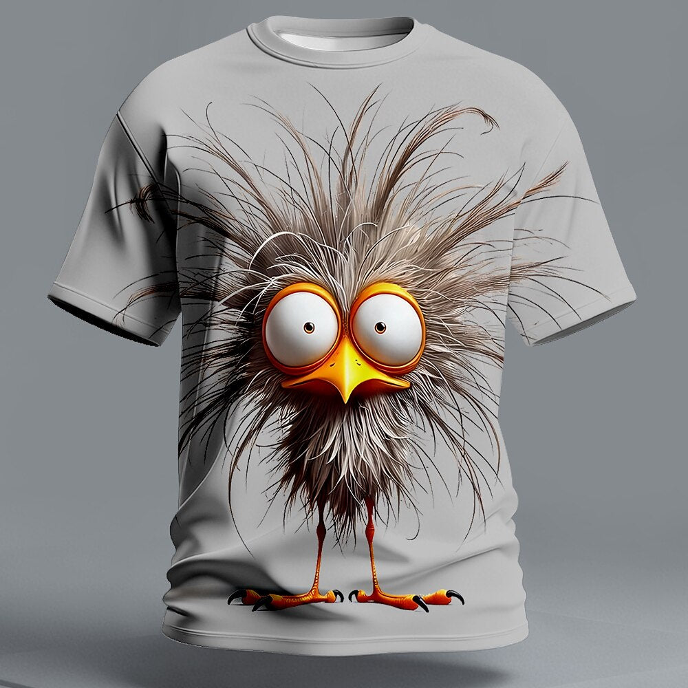 Men's Grumpy Bird Party Graphic Tee