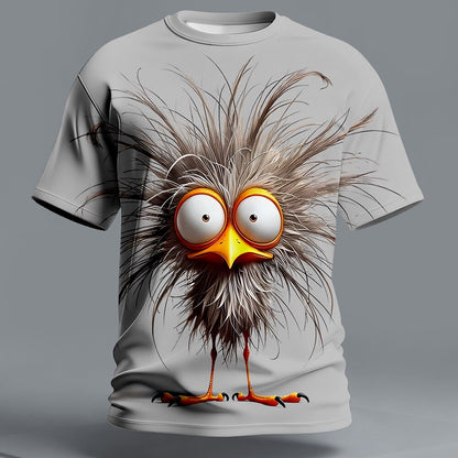 Men's Grumpy Bird Party Graphic Tee