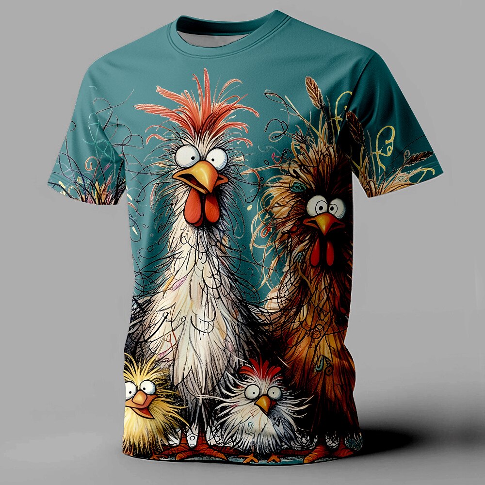 Men's Vintage Rooster Farm Graphic Tee