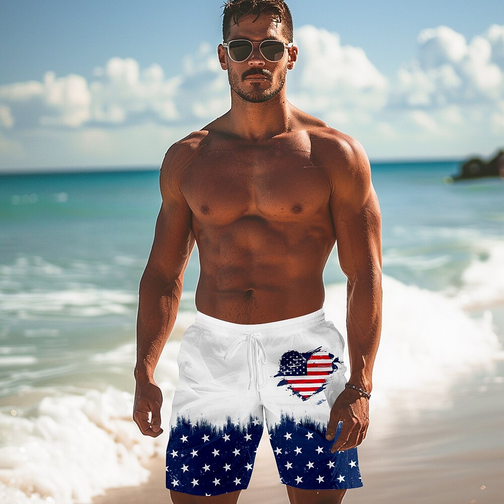 Men's Stars Stripes Board Shorts