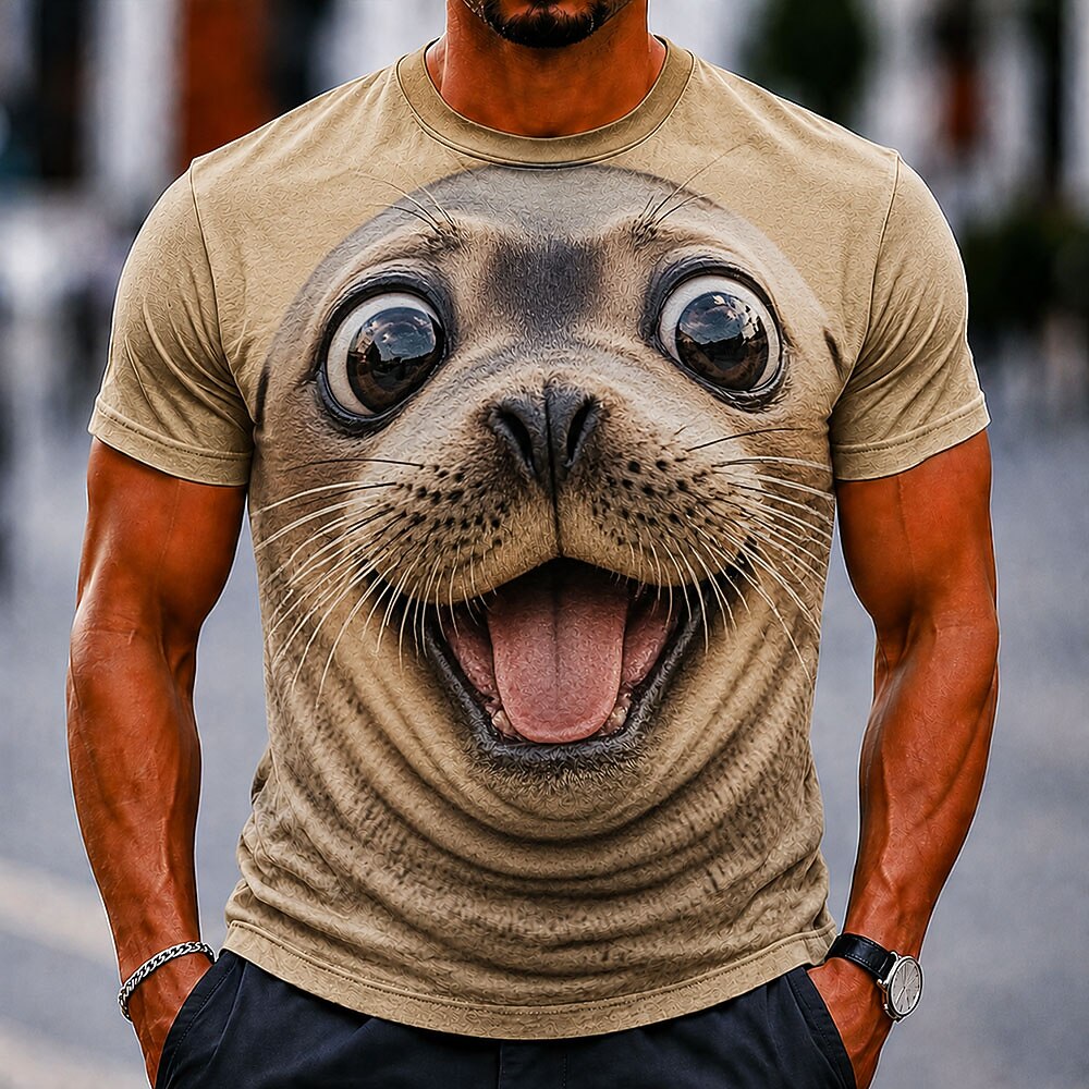 Men's Funny Frog Animal Graphic Tee