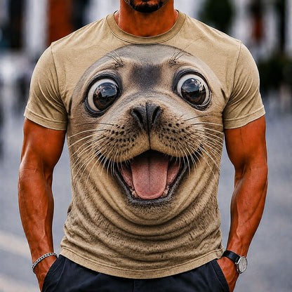 Men's Funny Frog Animal Graphic Tee