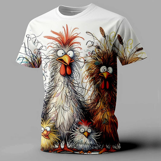 Men's Vintage Rooster Farm Graphic Tee