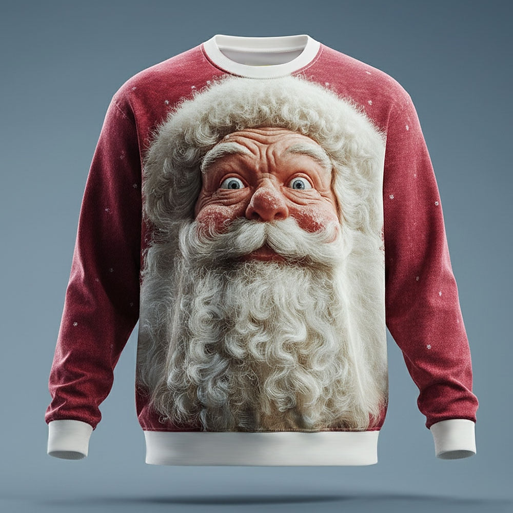 Christmas Santa Festive Vintage Bold Sweatshirt