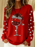 Women's Christmas Graphic Casual Sweatshirt