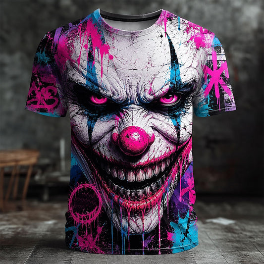 Men's Carnival Clown Horror Graphic Tee
