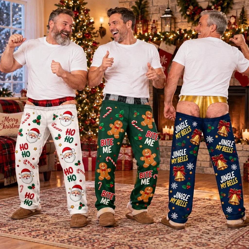 Plaid Gingerbread Christmas Pajama Pants