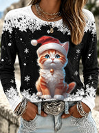 Santa Claus Letter Graphic Christmas Shirt