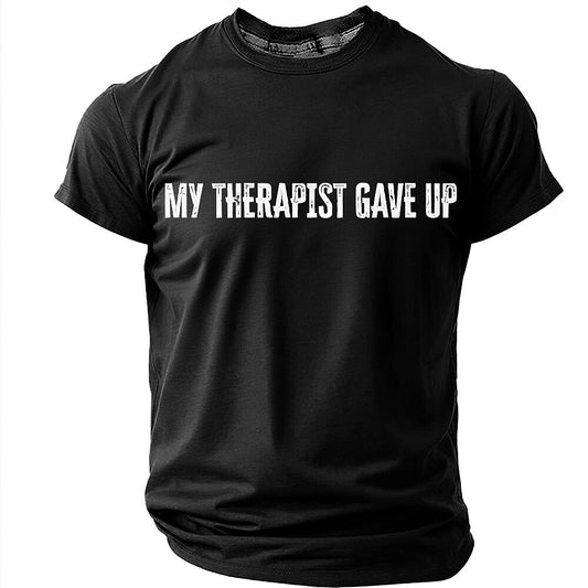 Men's Humorous Graphic Print Tee