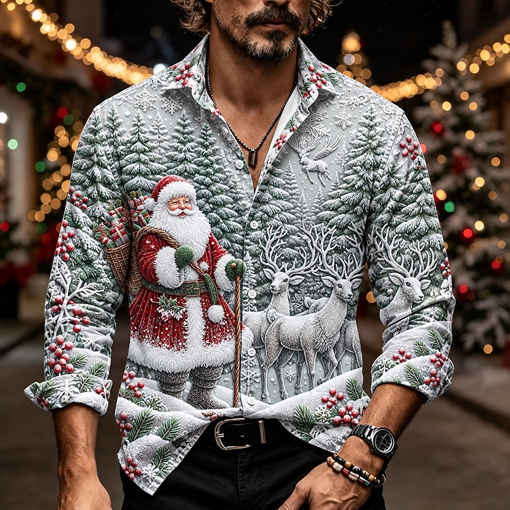 Men's Christmas Graphic Graphic Shirt