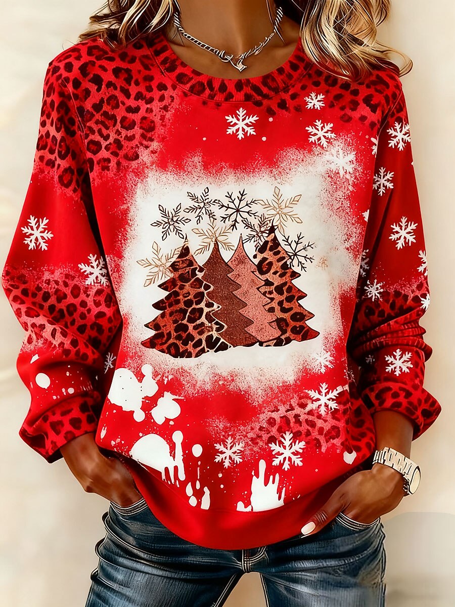 Women's Christmas Graphic Elegant Sweatshirt