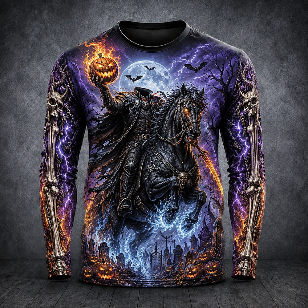 Men's Halloween Clown Graphic Shirt