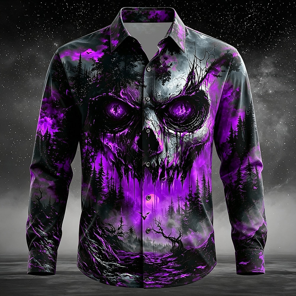 Men's Halloween Horror Dark Shirt