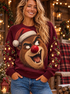 Christmas Tie Dye Graphic Sweatshirt