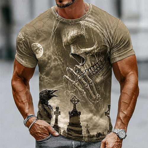Men's Haunted Night Graphic Tee